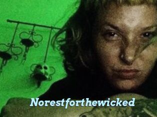 Norestforthewicked